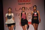 Model walk the ramp for Sannam Chopra Talent Box show at Lakme Fashion Week Day 2 on 4th Aug 2012 (8).JPG